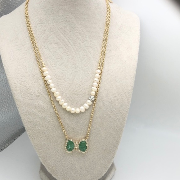 Park Lane Jewelry - Park Lane 2 Layered Butterfly Necklace